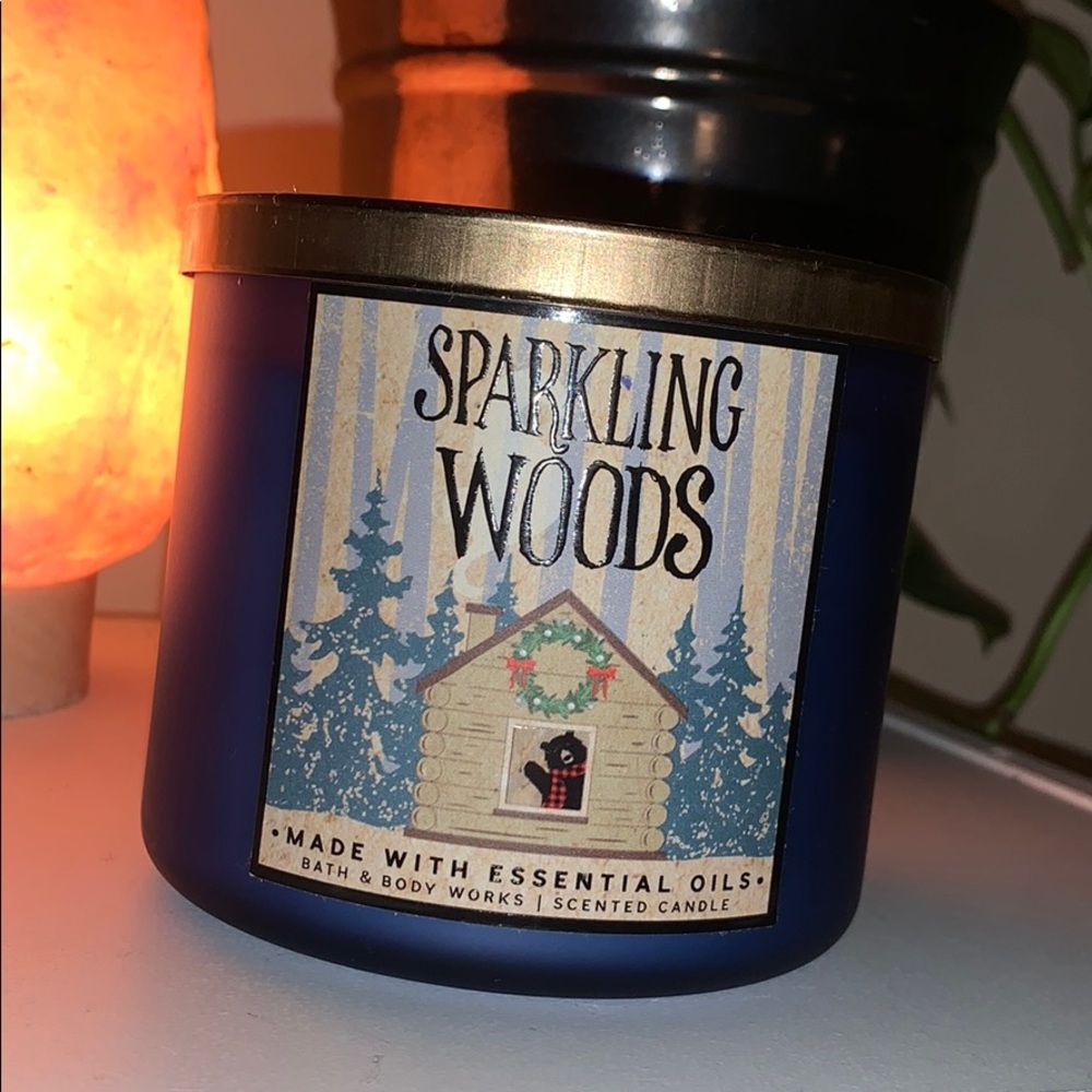 Sparkling Woods Bath and Body Works Candle